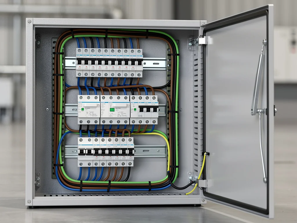Armoire électrique et protections dédiées à une infrastructure de recharge